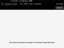 Tablet Screenshot of leereal.com